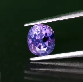 Sapphire opalescent | natural pinkish purple, cushion cut *6.3x5.5mm, VS *1.3ct