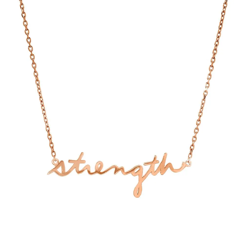 SINCERELY x Winter Stone Strength Necklace