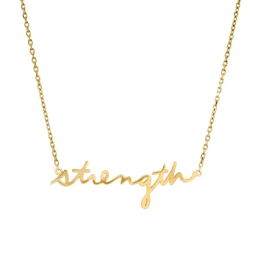 SINCERELY x Winter Stone Strength Necklace