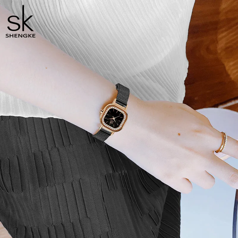 SK Watch and Bracelet Set For Lady