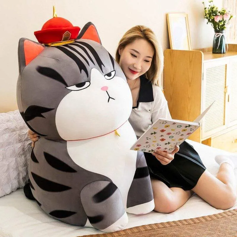 Soft Animal Cartoon Pillow Plush Animal Doll Toys Kawaii Cat Pillow Big Soft Cushion Cover Stuffed Lovely Kids Birthyday Gift