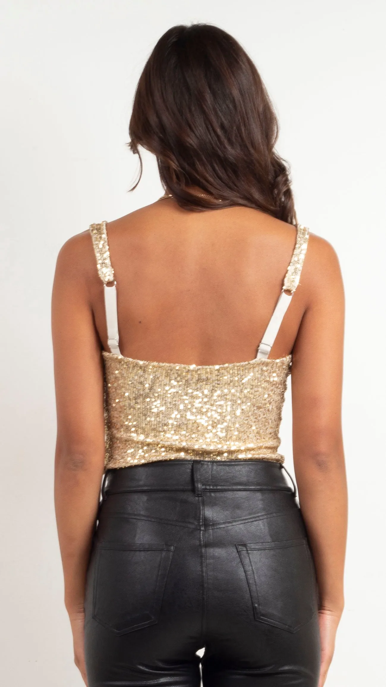 Sparks Fly Bodysuit - Gold