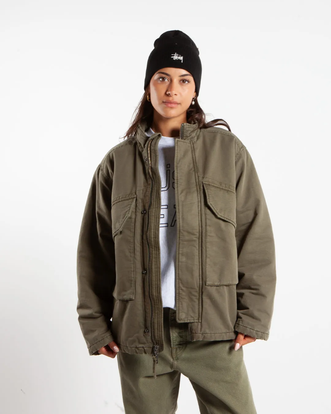 Stüssy Insulated Field Jacket Olive