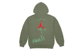 Travis Scott Jordan Cactus Jack Highest Hoodie Olive