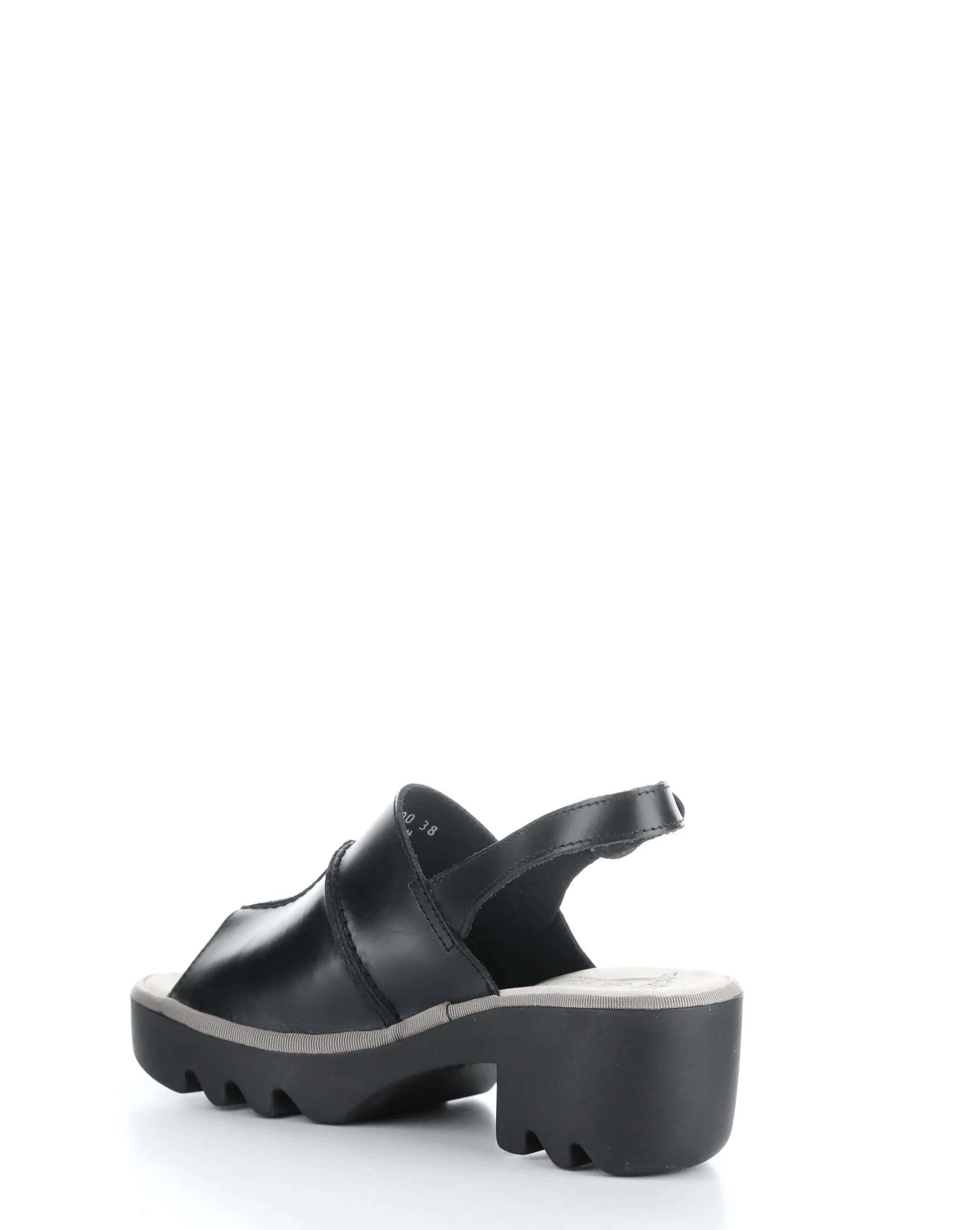 TUPI495FLY 000 BLACK Velcro Sandals