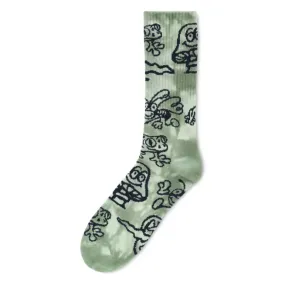 Vans Peace Of Mind Crew Sock VN0A7S9KYSJ1 celedon green