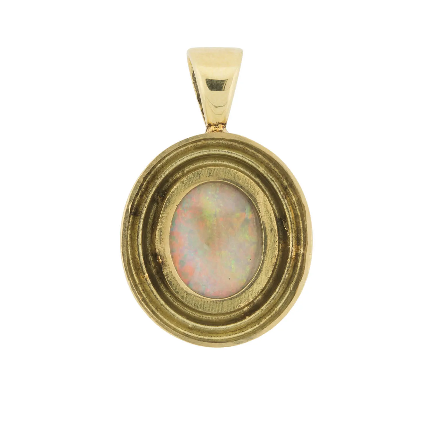 Vintage 18kt Yellow Gold   Opal Pendant 8.00ct