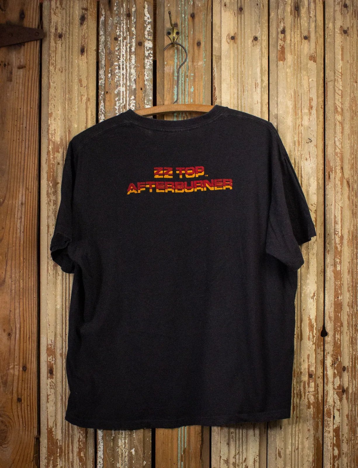 Vintage ZZ Top Afterburner Concert T Shirt 1984 Black XL