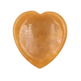 Yellow Jasper Palm Stone